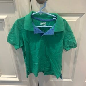 Old Navy 100% cotton green polo lightweight, short sleeve shirt